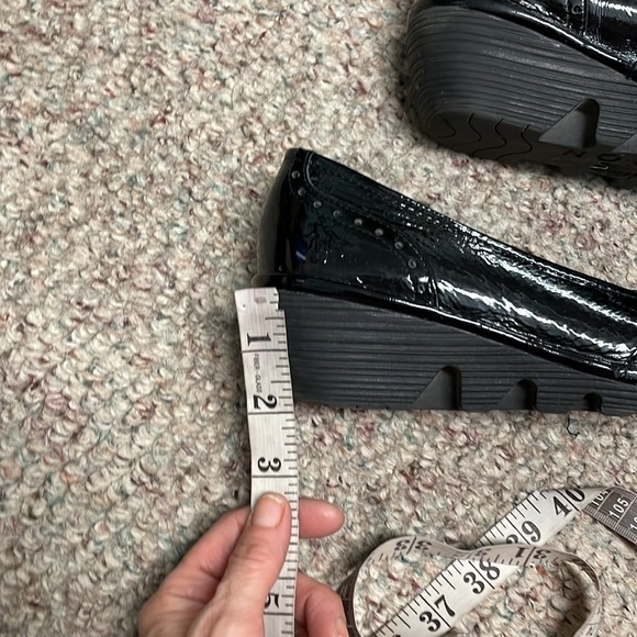 Fly London wedge heel Oxford style shoes - Picture 7 of 11